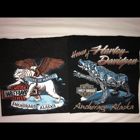 TON of 80’s & 90’s Harley Davidson t-shirts - Picture 4 of 6